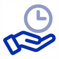 Time and hourglass concept vector