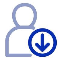 Download User and profile icon vector