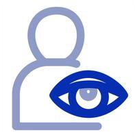 Vision User and profile vector