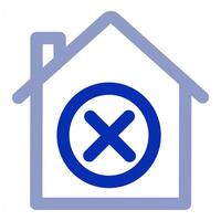 Wrong Home and house vector