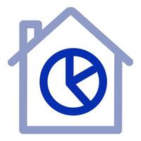 Home Statistics and house vector