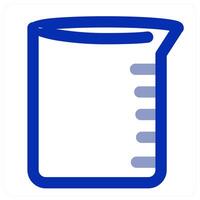 Flask and science icon vector