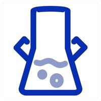 Flask and science icon concept vector