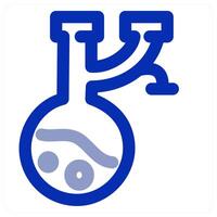 Experiment and laboratory icon concept vector