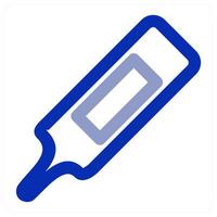 Thermometer and temperature icon vector