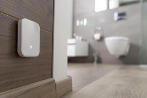 Smart home technology for modern bathroom automation photo