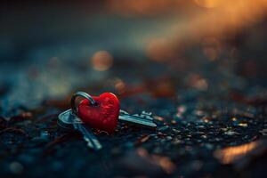 Keys To The Heart. A Symbol Of Love And Commitment. photo