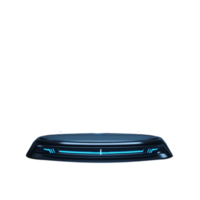 Spaceship with Dynamic Design Isolated on Transparent Background png