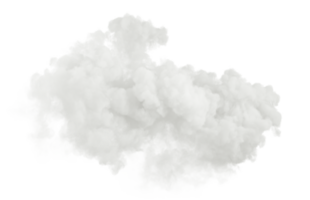 Smooth clouds daytime free shapes on transparent backgrounds 3d rendering png