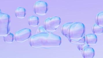 Glossy Metaballs Loop Animated Background video