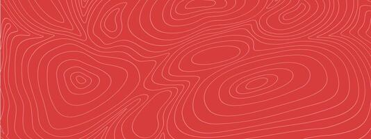 Beef or pork meat texture. Salmon, tuna or sushi structure. Fresh fillet macro view. Wavy lines and circles on red background. flat illustration vector