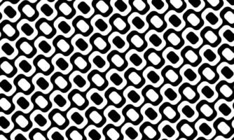 Ipanema sidewalk pattern in diagonal arrangement. Famous beach promenade in Rio de Janeiro. Repeating black and white texture with optical illusion in Portuguese pavement style. illustration vector