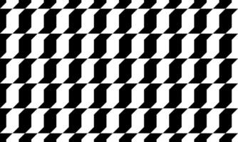 Sao Paulo beach sidewalk pattern in vertical arrangement. Repeated black and white geometric shapes in Portuguese pavement style. Wall or floor mosaic tile background. graphic illustration vector