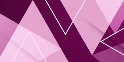 Abstract colorful purple triangle background. Overlap triangle shapes with lines pattern. vector