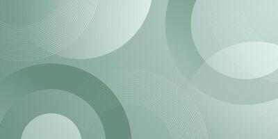 Abstract bright green circle background. Smooth color overlap circle pattern design. vector