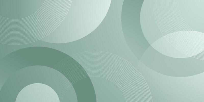 Abstract bright green circle background. Smooth color overlap circle pattern design.