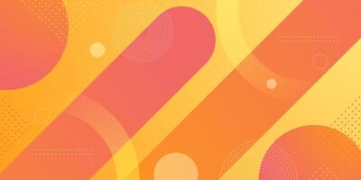 Abstract dynamic colorful orange background. Simple and modern minimal background pattern geometric design. vector