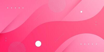 Abstract colorful pink minimal wave pattern background. Simple and elegant background design. vector