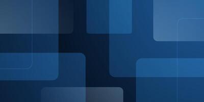 Abstract dark blue overlap square background. Simple overlap shapes pattern geometric background. vector
