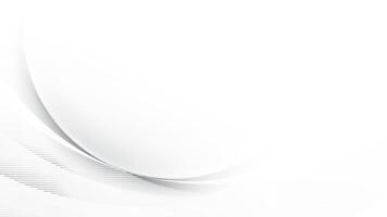 Abstract white and gray color, modern design stripes background with curve lines, illustra vector
