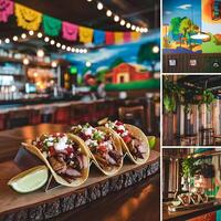 A collage of photos showing various types of food