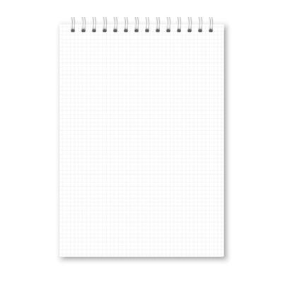 realistic closed notebook