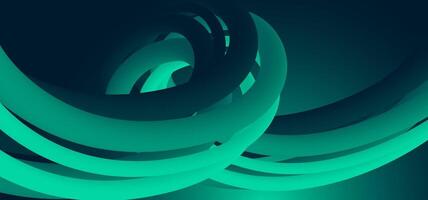 Futuristic digital background with overlapping curved layers in green and teal tones. Clean, modern, and tech-inspired design ideal for web banners, apps, software interfaces, and innovation themes vector