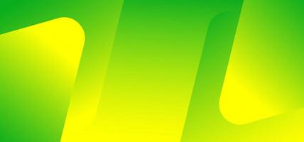 Modern digital background with yellow rounded shapes over green tone, creating smooth dynamic contrast for creative design vector