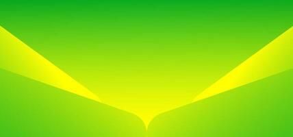 Abstract digital tech background featuring a V-shape light beam in green and yellow tone. Ideal for modern presentation themes vector