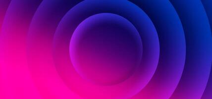 Futuristic tunnel-like rings in a digital gradient background, combining deep blue and hot pink. Suitable for high-tech concepts, AI visuals, or business innovation themes vector