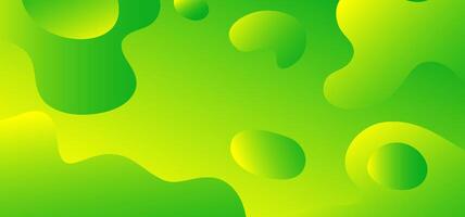 Abstract technology green background with liquid organic shapes and smooth gradients. Ideal for futuristic digital design, modern presentations, or eco-innovation projects vector