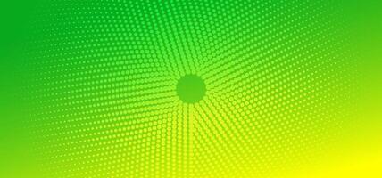 Abstract technology halftone dot background in bright green and yellow tone. Ideal for digital content, posters, and web design vector