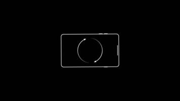 Phone Loading Loop Animation video
