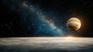 An image of the planet jupiter in space photo