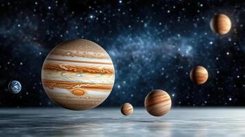 The planets are shown in this image photo