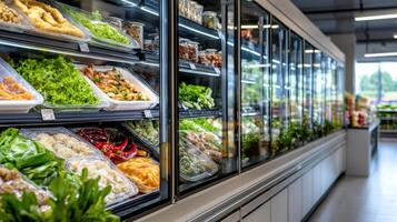 A grocery store with fresh produce and vegetables photo