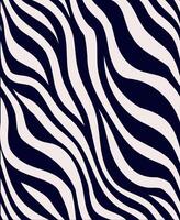 Bold Zebra Animal Print Pattern - Black and White Striped Background Illustration vector