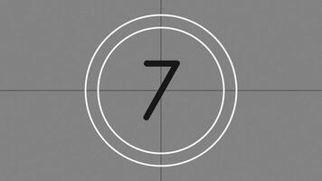 Countdown number and document stack animation video