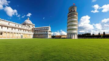 The leaning tower of pisa, italy photo
