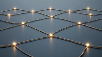 A group of lights on a dark background photo