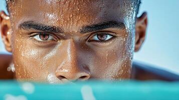 A man's face photo