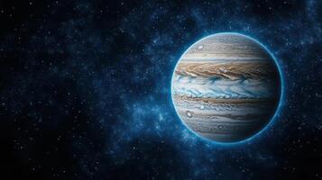 An artist's rendering of the planet jupiter photo