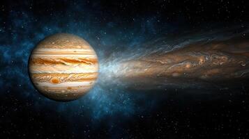 An artist's rendering of jupiter photo