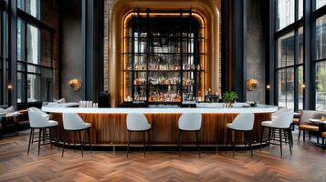 The bar at the new hotel in chicago photo
