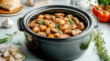 Crock pot beef stew photo