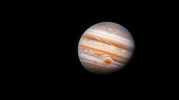 Jupiter, taken by the hubble space telescope photo