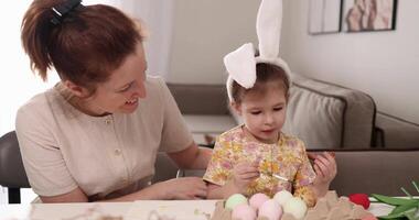 Enjoy Easter Fun Creative Time Spent with Your Child While Making Colorful Bunny Ears video