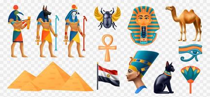 Ancient Egypt Element Set vector