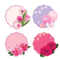 Mother's day Mini-compositions vector