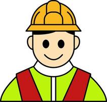 isolate illustration avatar of Technician vector